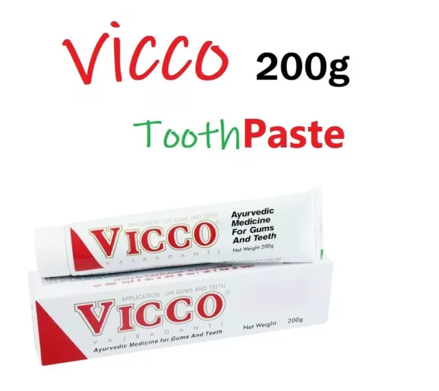 Vicco Vajradanti Ayurvedic Toothpaste For Gum & Teeth Pack Of 1 Free Ship 2026