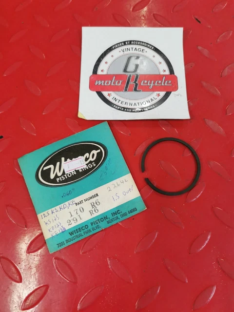 Nos Wiseco  Ks125  Kd125  Ke125  Piston  Rings   170 R6  J10