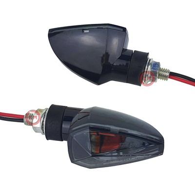 CatEye Moto Motocicletta Coppia Ambra Cateye Stile Frecce Winkers Lampade Luci 08040 