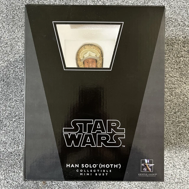 Star Wars Gentle Giant Statue Bust HAN SOLO HOTH (BROWN COAT) L.E #1032 of 2200 3