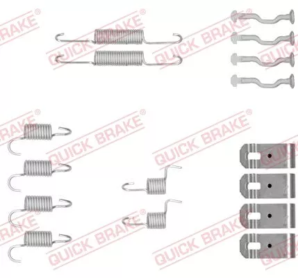 QUICK BRAKE 105-0876 Accessory Kit, parking brake shoes for HONDA