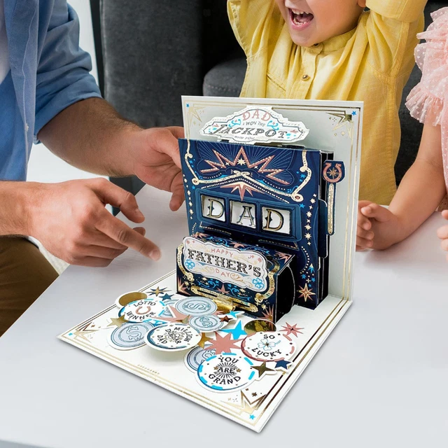 Biglietto Auguri Divertente Per Papà – Tongue In Peach – Formato A5 Con Busta – Perfetto Per Festa Del Papà O Compleanno