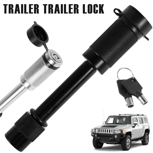 HITCH RECEIVER PIN Lock Heavy Duty Trailer Receiver Lock w/ 2 Keys