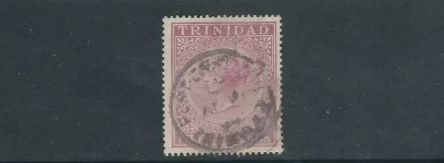 Trinidad 1894 Qv Portrait (Scott 57 Fünf Schilling) F Gebraucht