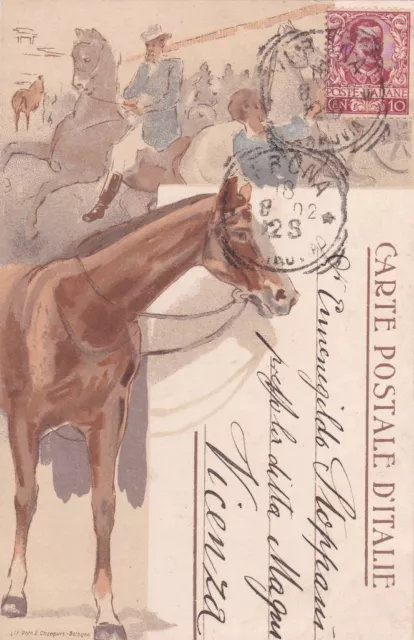 VERONA - Fiera di Cavalli 1902 Lit.Chappuis