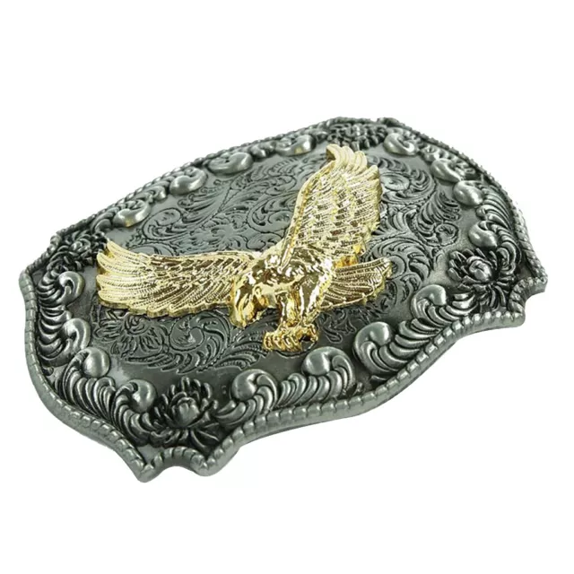 Antique Vintage Embossed   Western Cowboy Belt Buckle