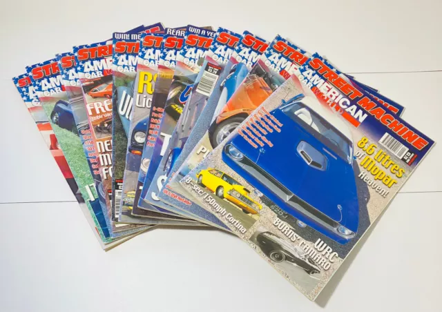 Street Machine Magazine & American Car World 2003 Complete 12 Issues Jan-Dec
