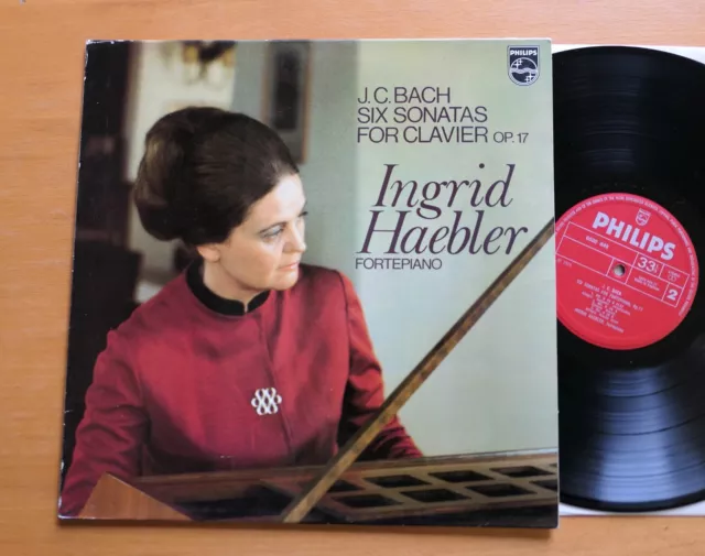 Stereo　MINT　JC　Haebler　Sonatas　NEAR　Six　PHILIPS　UK　For　Clavier　Ingrid　6500　848　PicClick　Bach　£9.99
