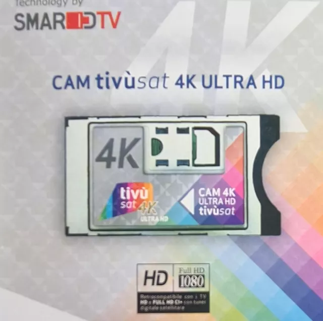 Cam Hd 4K Ultra Tivusat Senza Tessera Funziona Con La Scheda Colore Nera E Verde