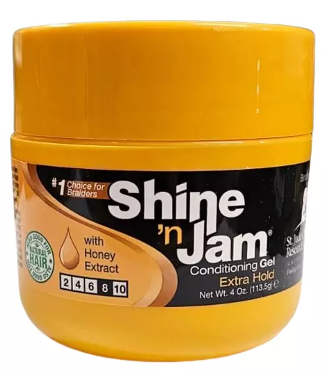 Ampro Pro Style Shine n Jam Conditioning Gel Extra Hold (4 oz/ 113.5g)