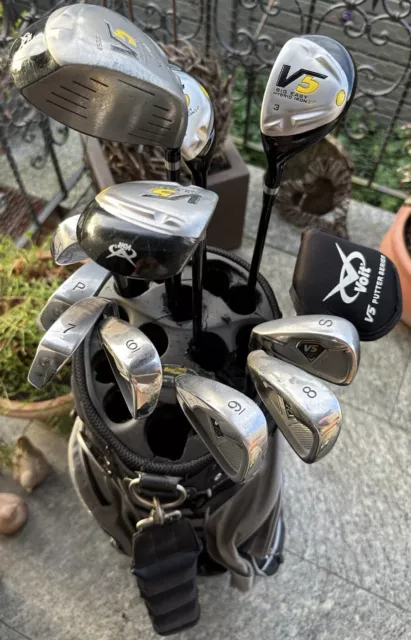 Golfschläger Set Voit V5 Stahl + Bag Boy LINKSHÄNDER - GUT!