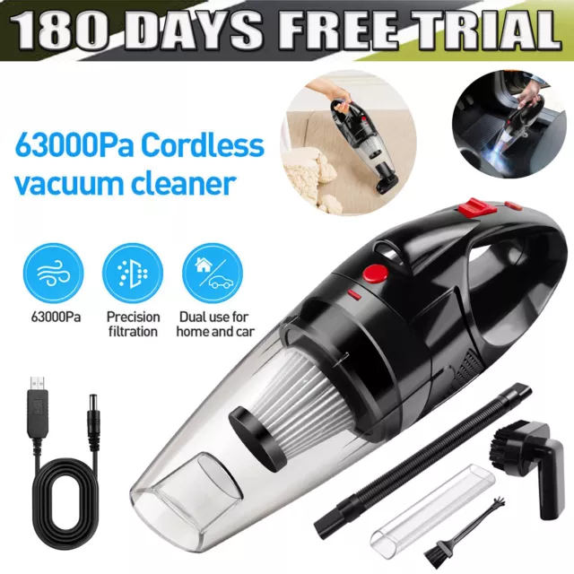 Vacuum Cleaner High Power 30000PA Cordless Wet & Dry Handheld Car Vacuum Cleaner