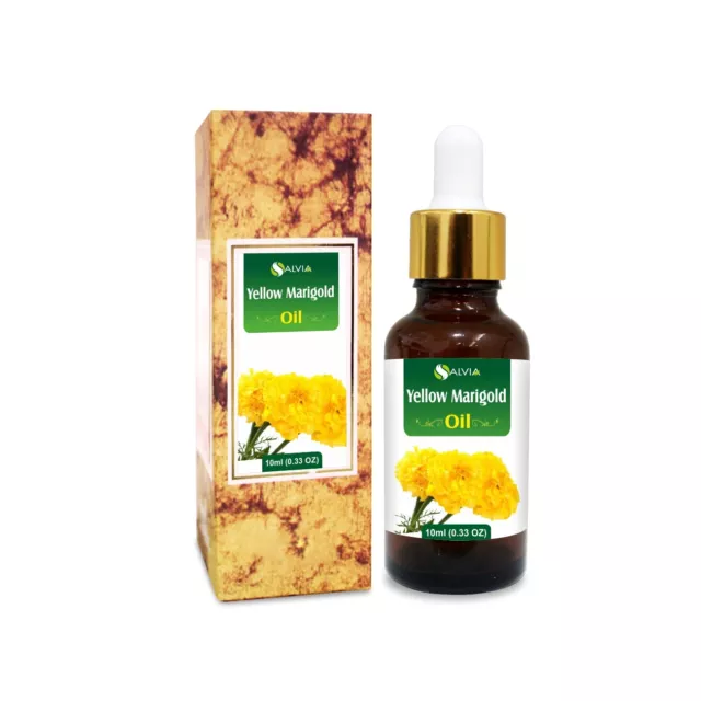 Yellow Marigold (Tagetes erecta) 100% Pure & Natural Essential Oil [10ml - 25 L]