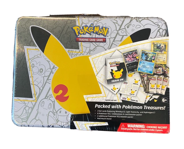 POKEMON COLLECTOR'S CHEST Celebrations 25th Anniversary Lunch Box Tin