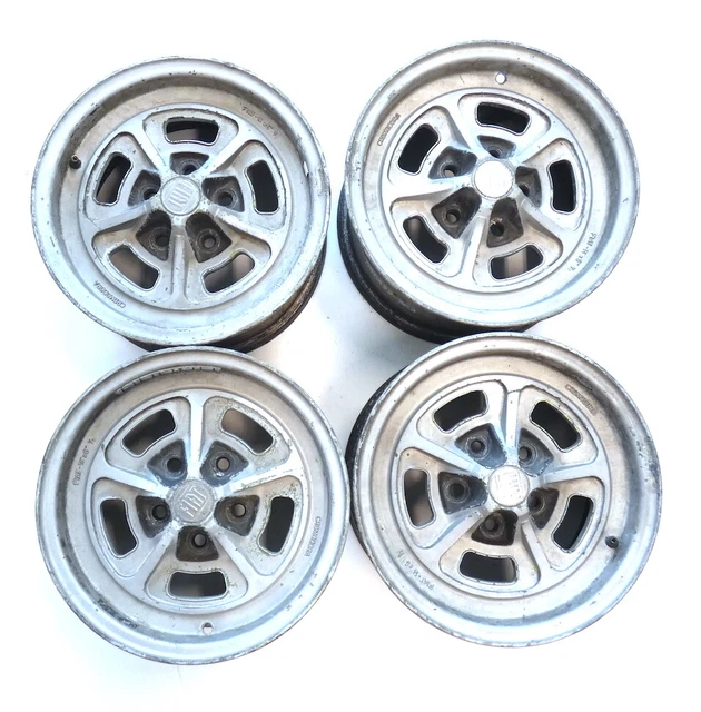 Fiat 130 Coupe 4x aluminum alloy wheels 14" x 6.5 Cromodora Fiat 130 Coupe 4x aluminum alloy wheels 14" x 6.5 Cromodora