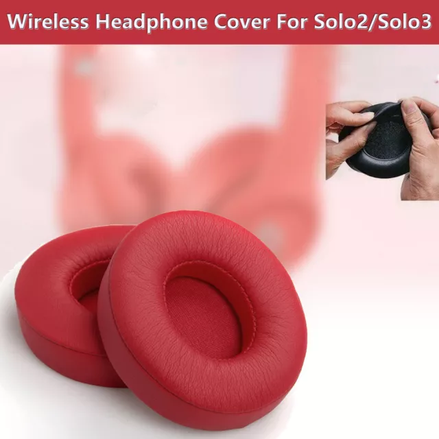 Replacement Ear Pads Cushion Cover For Beats by Dr Dre Solo 2 Solo 3 Wireless