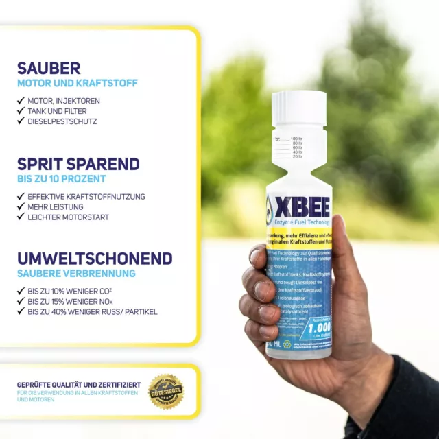 XBEE Enzyme Fuel Technology 250 ml Zusatz Additiv Dieselpestschutz