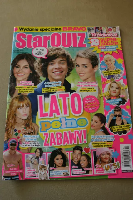 Star Quiz 1/2013 Ross Lynch, Rita Ora, Miley Cyrus, Bieber, Ariana, One Directio