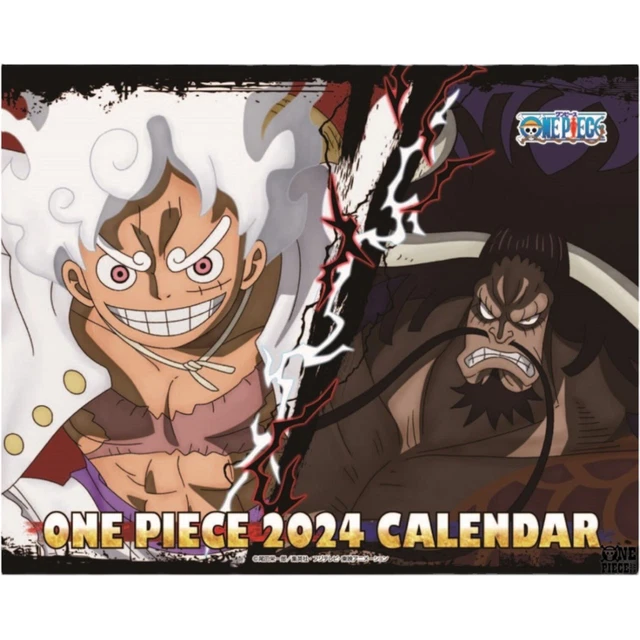 ONE PIECE DESK Calendar 2024 New Toei Animation Japan Monkey D. Luffy