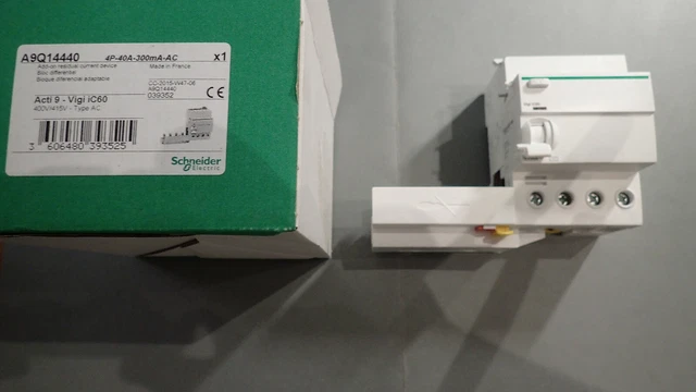 Bloc Différentiel VIGI IC60 4P 25A 30mA-Si Schneider Electric A9Q31425 - Neuf