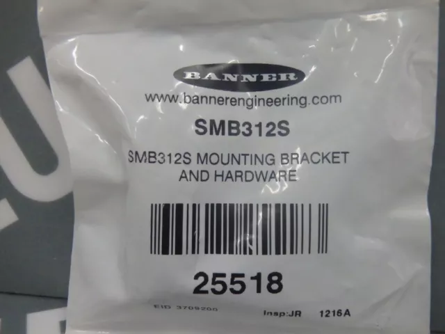 SMB312S          -  BANNER  -        SMB312S /       Sensor mouting bracket  NEW 3