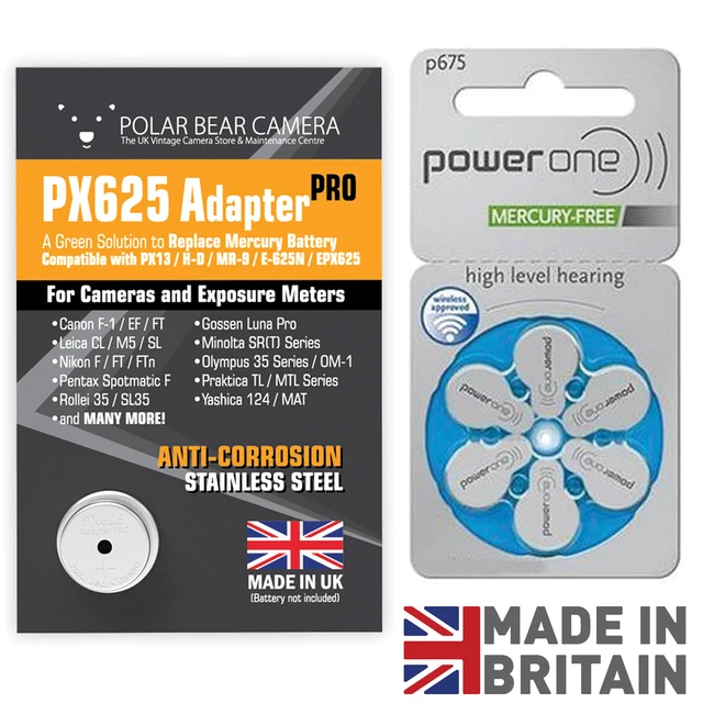 PX625 BATTERY ADAPTER PRO+6 Cell for Film Camera/Light Meter MR9 MADE IN UK £14.99 PicClick UK