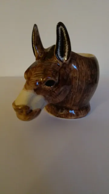 Brand New  Very Sweet Quail Ceramics Donkey Egg Cup