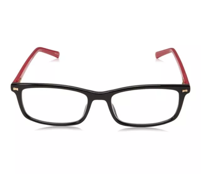 NWT Kate Spade Jodie2 Black/Red 50-16-140 Rectangle Reading Glasses w Case