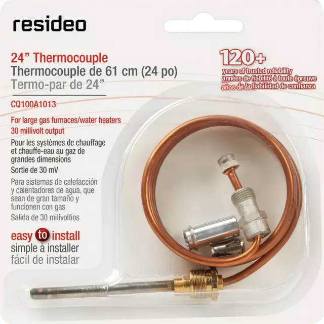 Resideo 24 In. 30mV Universal Thermocouple CQ100A1013