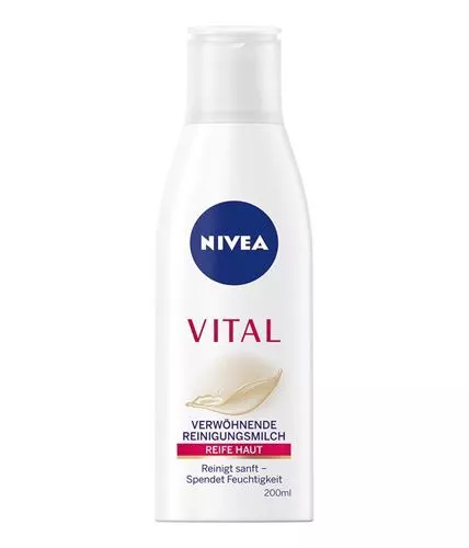 Nivea Visage Vital Verwöhnende Reinigungsmilch für die Gesichtsreinigung 200ml