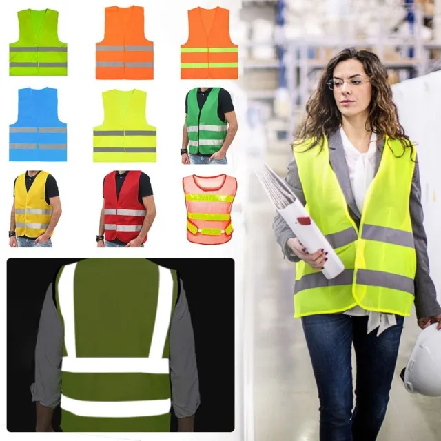 Clothing Outdoor Construction Workwear High Visibility Vest Reflective Vest