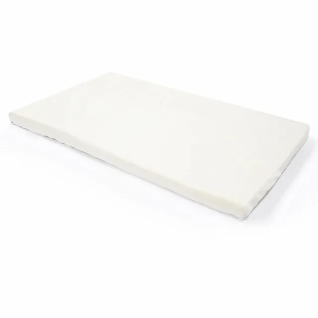 Milliard 2-Inch Ventilated Memory Foam Crib and Toddler Bed Mattress Topper wit