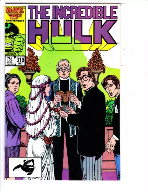 1986 The Incredible Hulk #319 "Marvel Comics" Comic Book