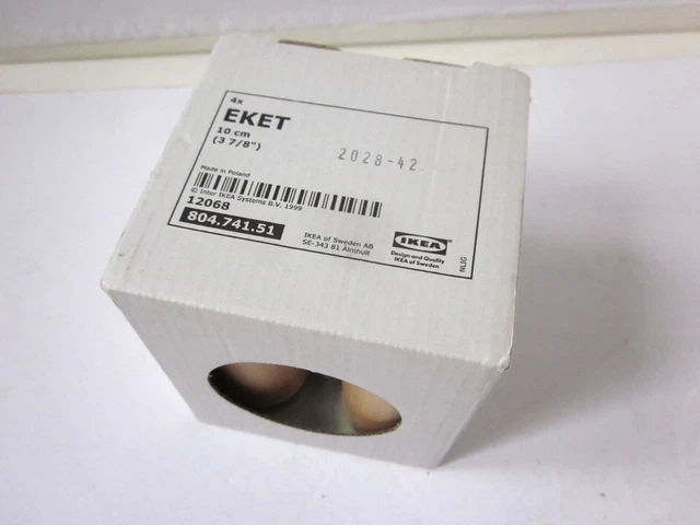 IKEA EKET 4-Pack Wood Cabinet Furniture Storage Legs, 3 7/8" (804.741.51) - NEW!