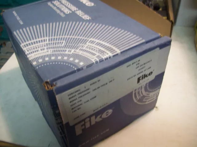 Nib Fike Axius Sc Bpe/1 In  266Psi /190F 316L Ss / Epdm Seals Rupture Disc P5497