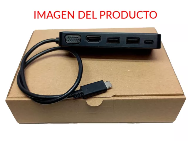 Estación de acoplamiento HP USB-C Travel HUB para EliteBook ProBook ZBook Chrome