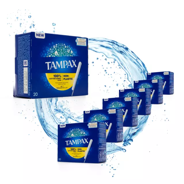 Tampax Compak Tampons, Regular, 20StTampax, 6er Set (6 x 20 Stück)