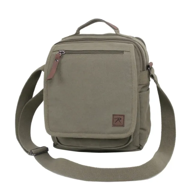 Rothco Canvas Everyday Carry (EDC) Work Shoulder Bag - Olive Drab Green