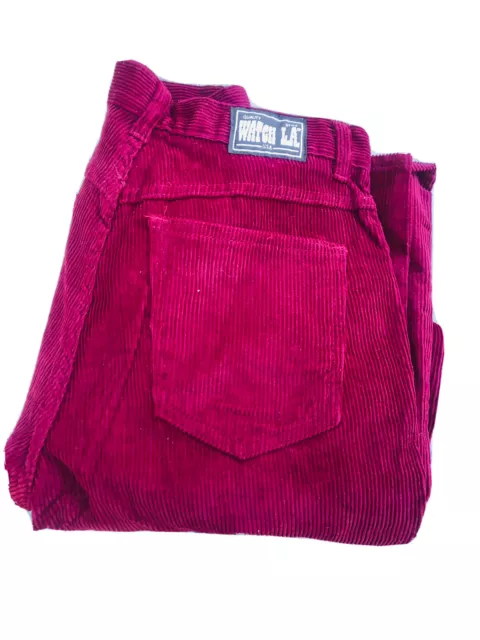 VINTAGE (1989)Watch LA Corduroy Size 9/10 High Waist Jeans MADE IN USA 🇺🇸 VINTAGE (1989)Watch LA Corduroy Size 9/10 High Waist Jeans MADE IN USA 🇺🇸