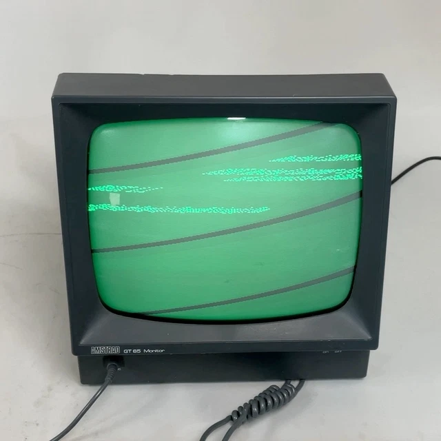 Écran Amstrad Schneider GT 65 Pour CPC – Moniteur Vert Vintage – Occasion
