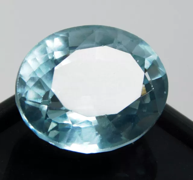 23.90 Cts High Quality Natural Aquamarine Top Blue Oval Cut Loose Gemstone