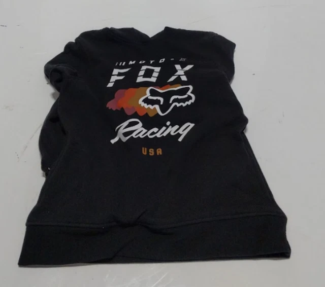 Fox Racing Moto X Hoodie Black Sz Small