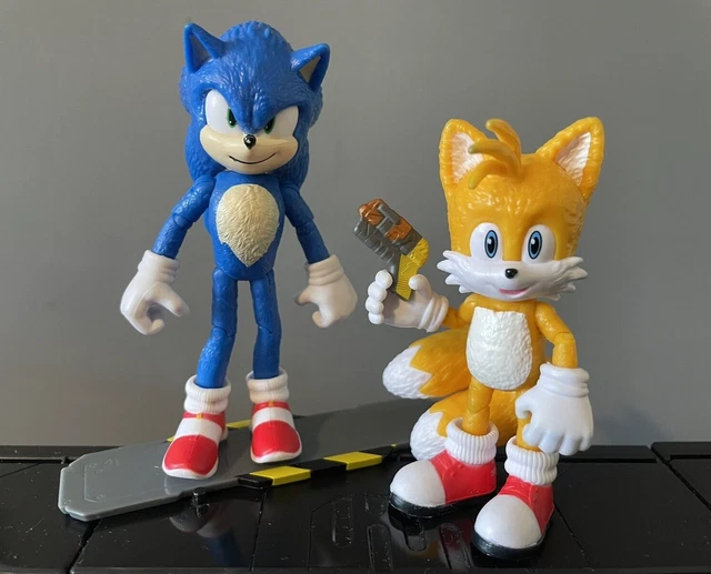 Lot De 4 Ballons Géants Aluminium Sonic - 81cm (Sonic, Tails, Knuckles, Shadow) - Déco De Fête Enfant