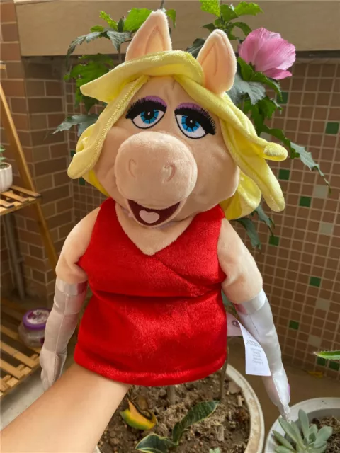 Disney The Muppet Show 40Cm Miss Piggy Puppets Hand Plush Stuffed Doll