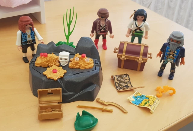 Lot De Figurines Playmobil Pirates - Occasion - Parfait Pour Compléter Une Collection Ou Pour Jouer