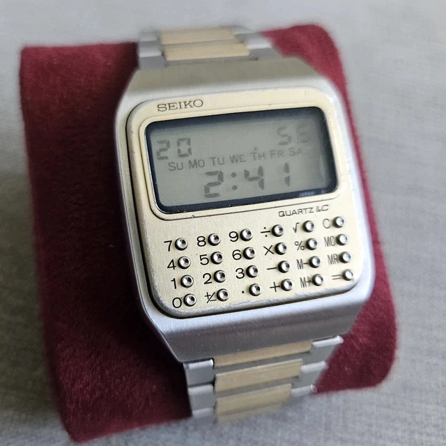 VINTAGE SEIKO Calculator c153 watch PicClick UK