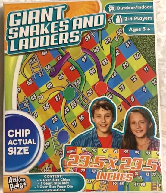 GIANT SNAKES AND ladders game NEW £14.34 - PicClick UK