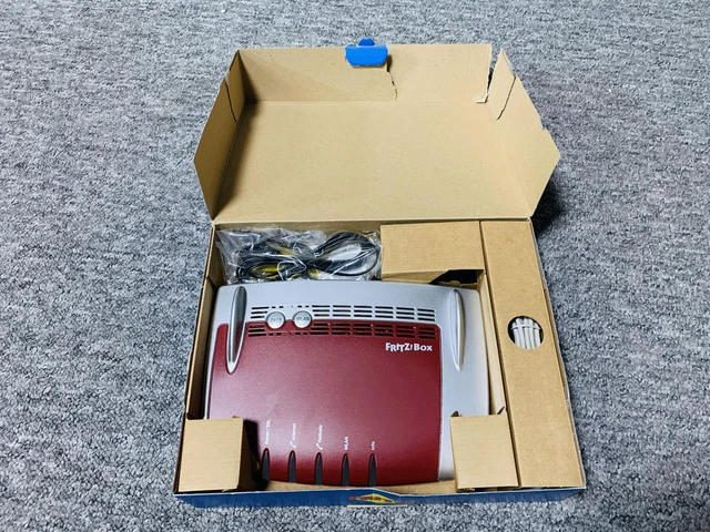 AVM FRITZ!Box 7490 VDSL DSL Modem ISDN 4-Port Gigabit WLAN MESH Router Deutsch