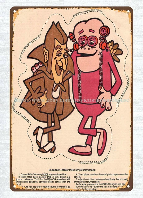 bedroom design ideas 1976 Count Chocula and Franken Berry metal tin sign