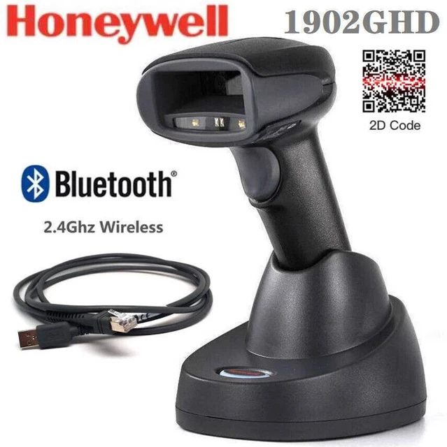 Honeywell Xenon 1902GHD-2USB-5 High-Density USB Barcode Scanner w Cable & Cradle